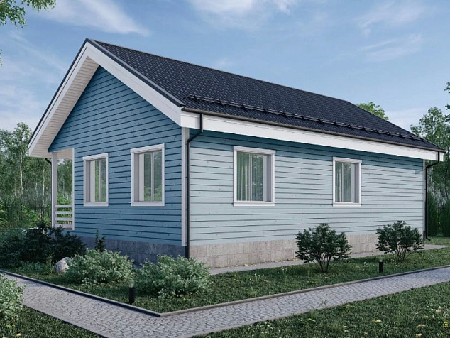 Проект каркасного дома 95