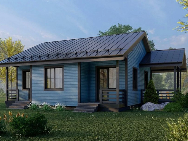 Проект каркасного дома 127