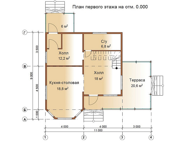 Этаж 1 планировка