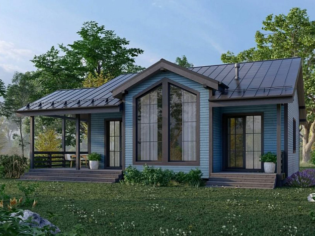 Проект каркасного дома 127