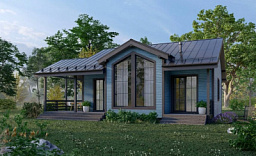 Проект каркасного дома 127